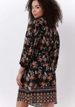 zwarte liu jo mini jurk abito ts.nav twill