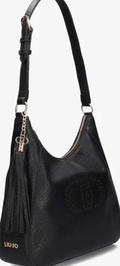 zwarte liu jo schoudertas samiana hobo bag