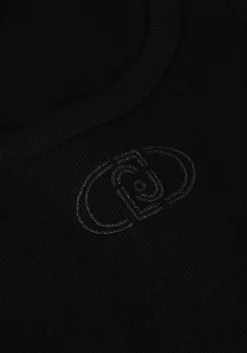 zwarte liu jo top 3.0 t-shirt moda s/m