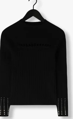 zwarte liu jo top ecs maglia chiusa s/m