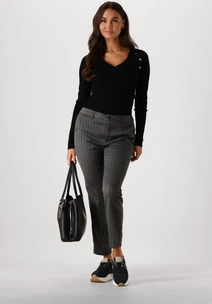 zwarte liu jo trui ecs maglia chiusa m/l 2