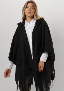 zwarte liu jo truien/vesten fake fur - cloack