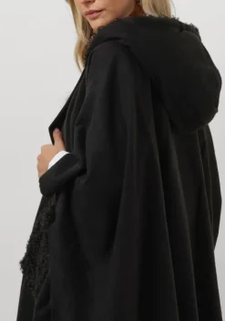 zwarte liu jo truien/vesten fake fur - cloack
