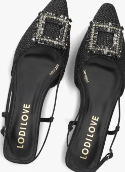 zwarte lodi slingbacks bo5504