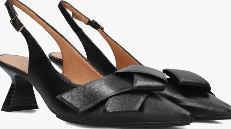 zwarte lodi slingbacks kal5307