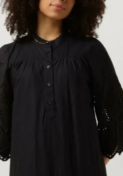 zwarte lollys laundry maxi jurk timorll midi dress ss