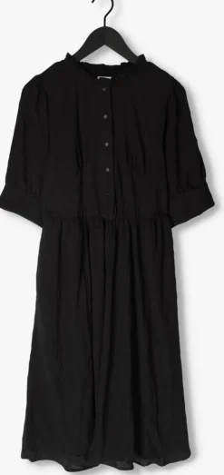 zwarte lollys laundry midi jurk boston dress