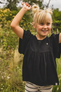 zwarte looxs little t-shirt 2411-7108