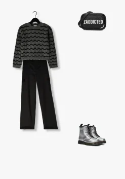 zwarte looxs 10sixteen cargobroeken 2433-5679