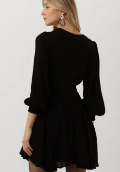 zwarte louizon mini jurk amine robe