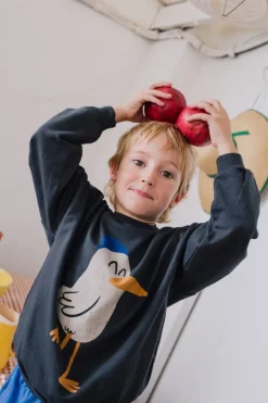 zwarte lötiekids sweater s25-87-46