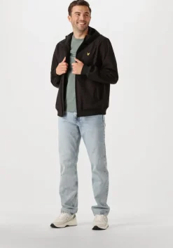 zwarte lyle & scott jack mesh back softshell jacket