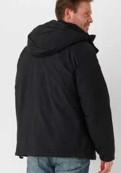 zwarte lyle & scott jack padded puffer jacket