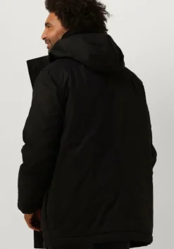 zwarte lyle & scott parka's microfleece parka 2.0