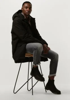 zwarte lyle & scott parka's microfleece parka 2.0