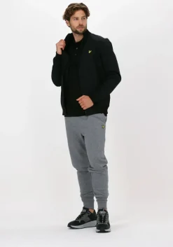 zwarte lyle & scott polo plain polo shirt