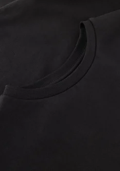 zwarte lyle & scott sweater heavy weight drop shoulder crew neck