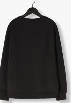 zwarte lyle & scott sweater heavy weight drop shoulder crew neck