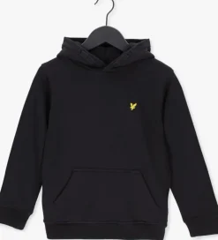 zwarte lyle & scott trui classic oth hoody fleece