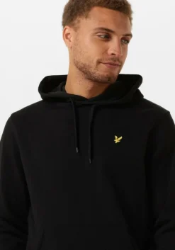 zwarte lyle & scott truien/vesten pullover hoodie