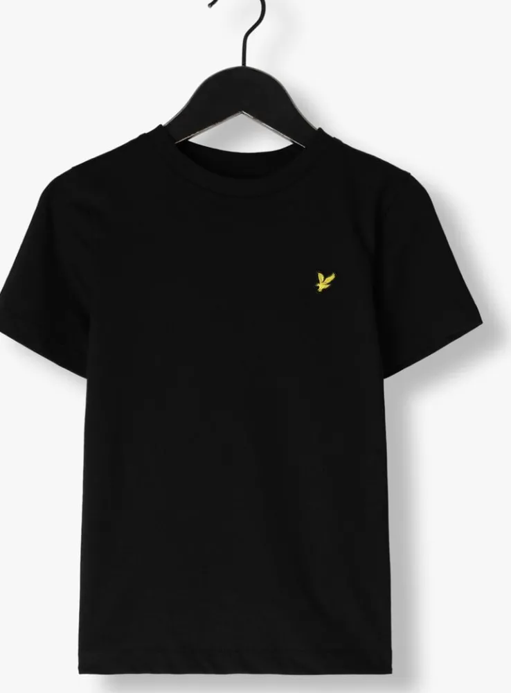zwarte lyle & scott t-shirt plain t-shirt b