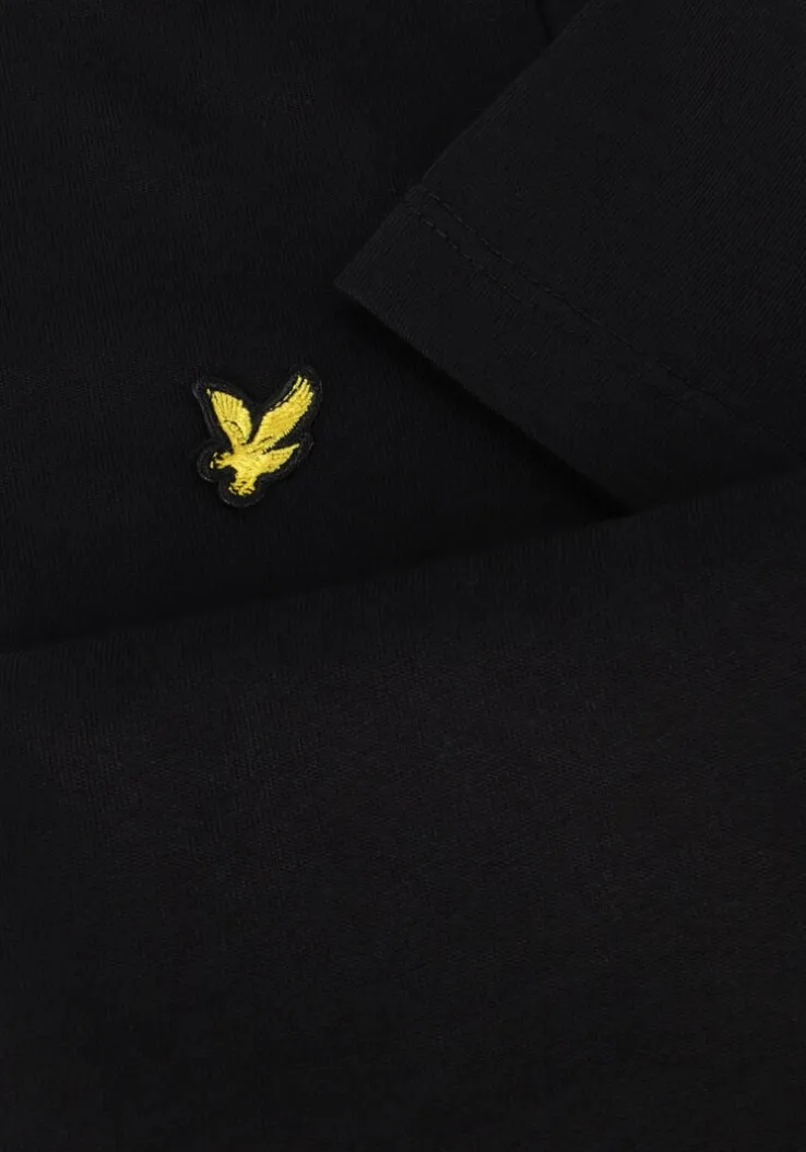 zwarte lyle & scott t-shirt plain t-shirt b