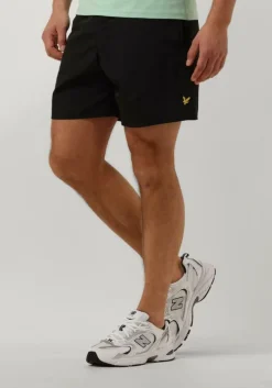 zwarte lyle & scott zwembroeken plain swimshort