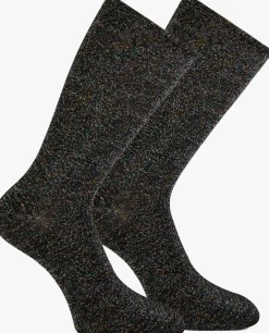 zwarte marcmarcs sokken gwen 2-pack lang