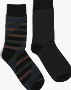 zwarte marcmarcs sokken joe cotton 2-pack