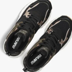 zwarte maruti lage sneakers novi