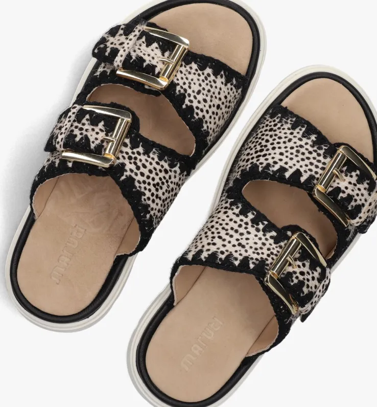 zwarte maruti slippers dilan