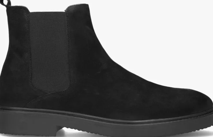 zwarte mazzeltov chelsea boots hudson m