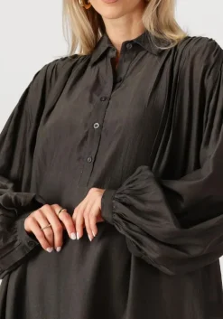 zwarte mes demoiselles maxi jurk felicia