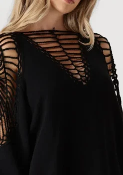 zwarte mes demoiselles sweater shiho