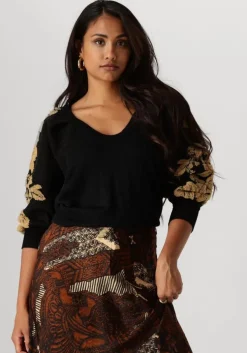 zwarte mes demoiselles truien/vesten aveline