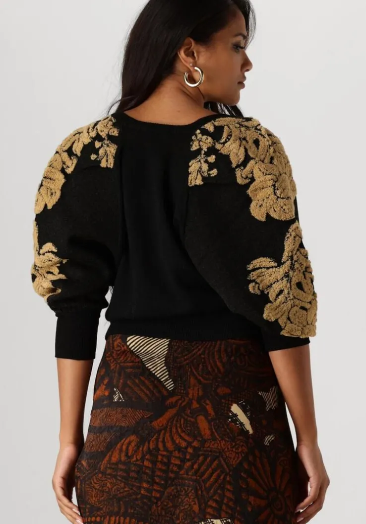 zwarte mes demoiselles truien/vesten aveline