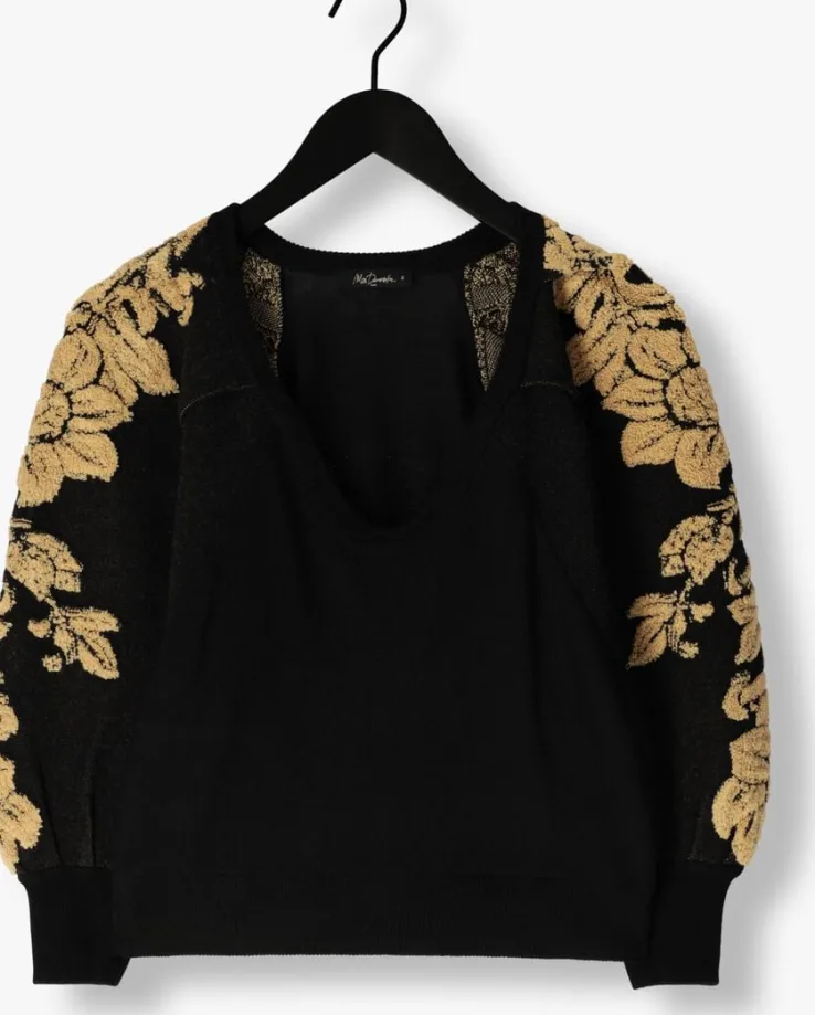 zwarte mes demoiselles truien/vesten aveline