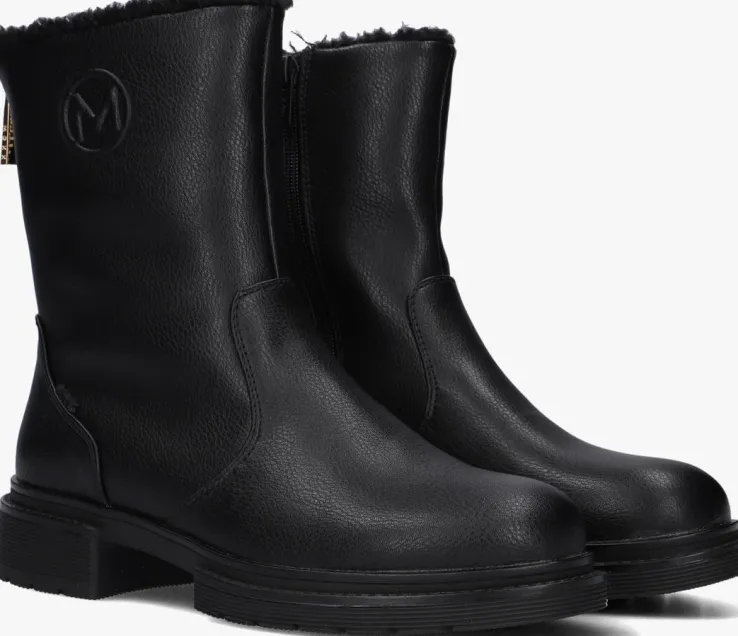 zwarte mexx enkelboots polly glad