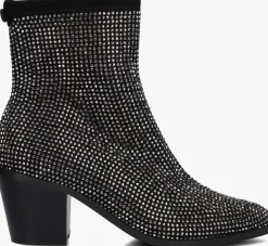 zwarte mexx enkellaarsjes peach mara