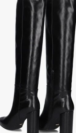 zwarte mexx hoge laarzen krystal indy