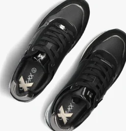 zwarte mexx lage sneakers parfait kitsch