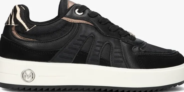 zwarte mexx lage sneakers persia olli