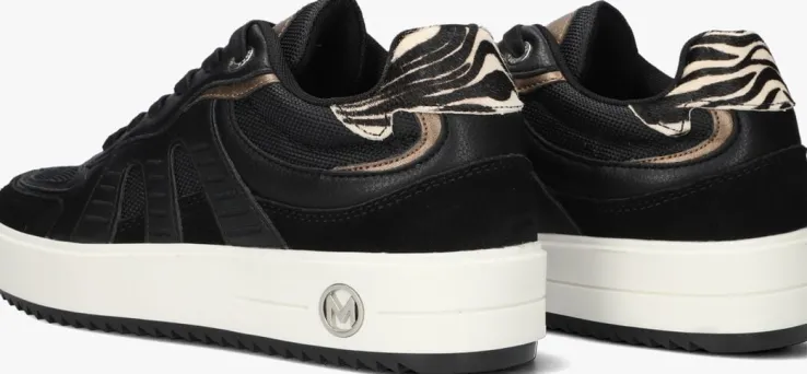 zwarte mexx lage sneakers persia olli