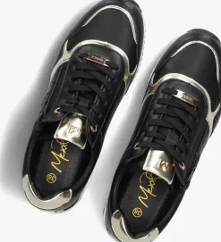 zwarte mexx lage sneakers parfait kitsch