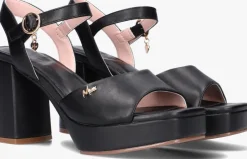 zwarte mexx sandalen lauren