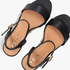 zwarte mexx sandalen met hak ricky palace