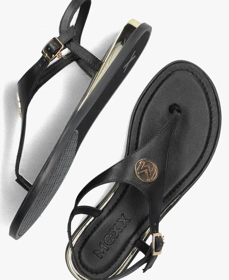 zwarte mexx sandalen nyobi