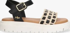 zwarte mexx sandalen playa penny