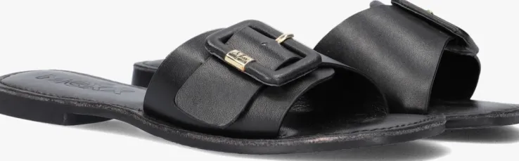 zwarte mexx slippers lolli