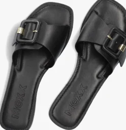 zwarte mexx slippers lolli